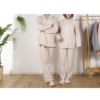 Suimin Care 【日本製】 ボタニカル 起毛 3重ガーゼ 綿100％ パジャマ メンズ